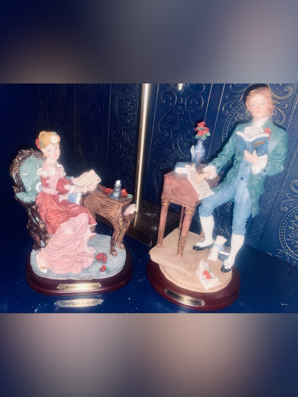 2 Vintage Montefiori Collection Figurines